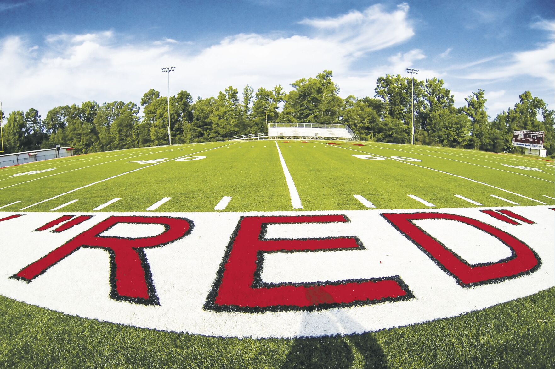 Benton Harmony Grove football practice 2 adays 8-6-13 (©Justin Manning)
